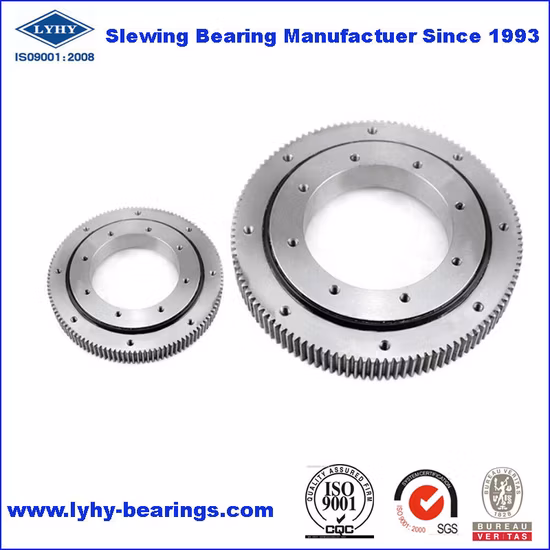 Crossed Roller Slewing Bearing Slewing Gear Xu 341472